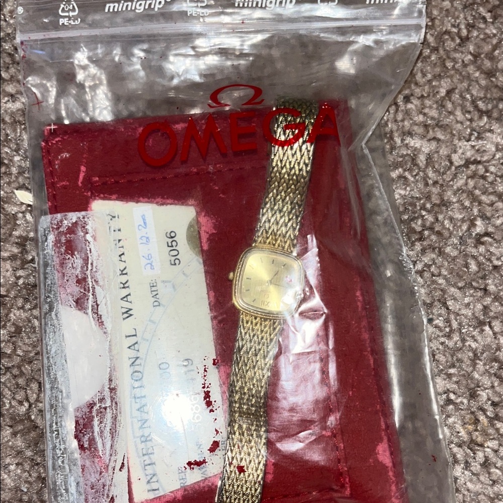 Omega Women's Two-Tone Gold and Silver Watch